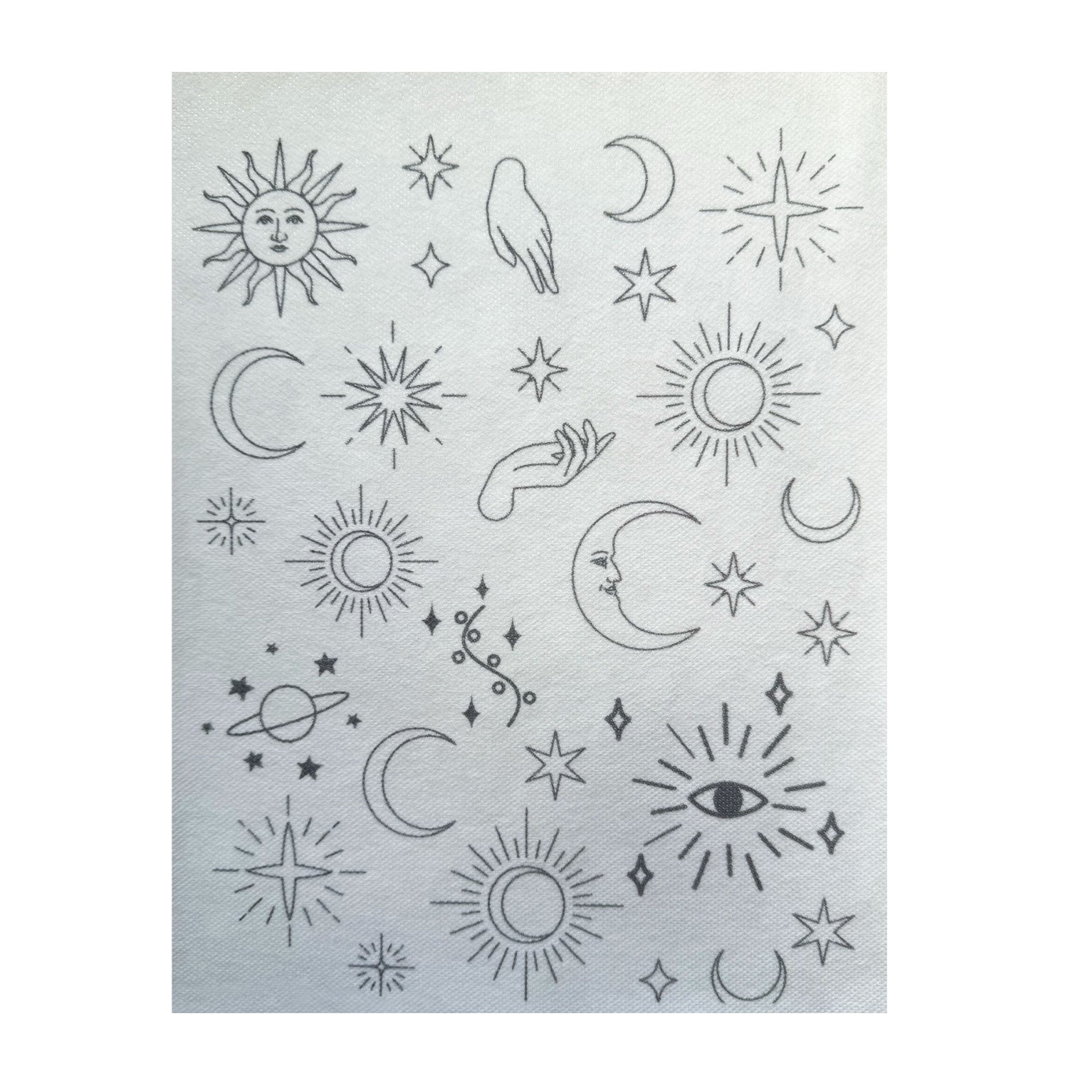 Papel soluble adhesivo Fabri-Solvy con Diseños