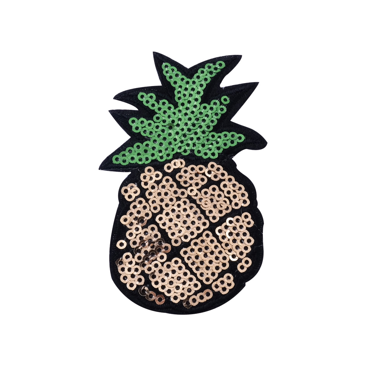 Aplique Piña Lentejuela 8x4.5 cm