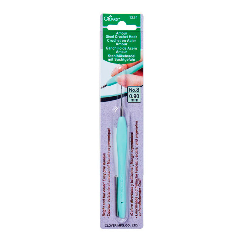 Aguja Crochet Amour Ergonómica Clover