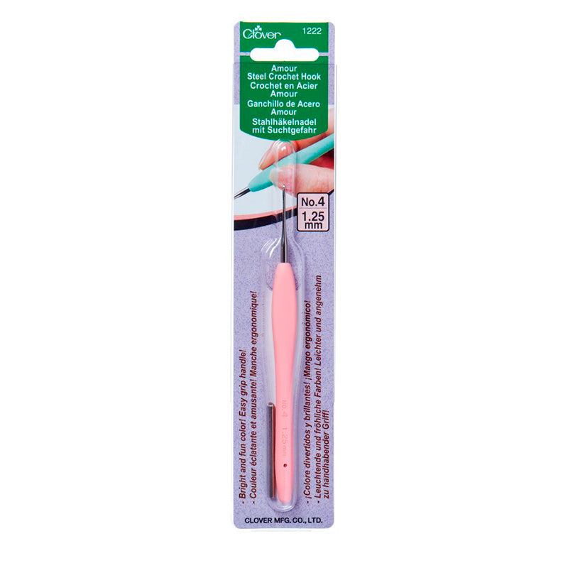 Aguja Crochet Amour Ergonómica Clover