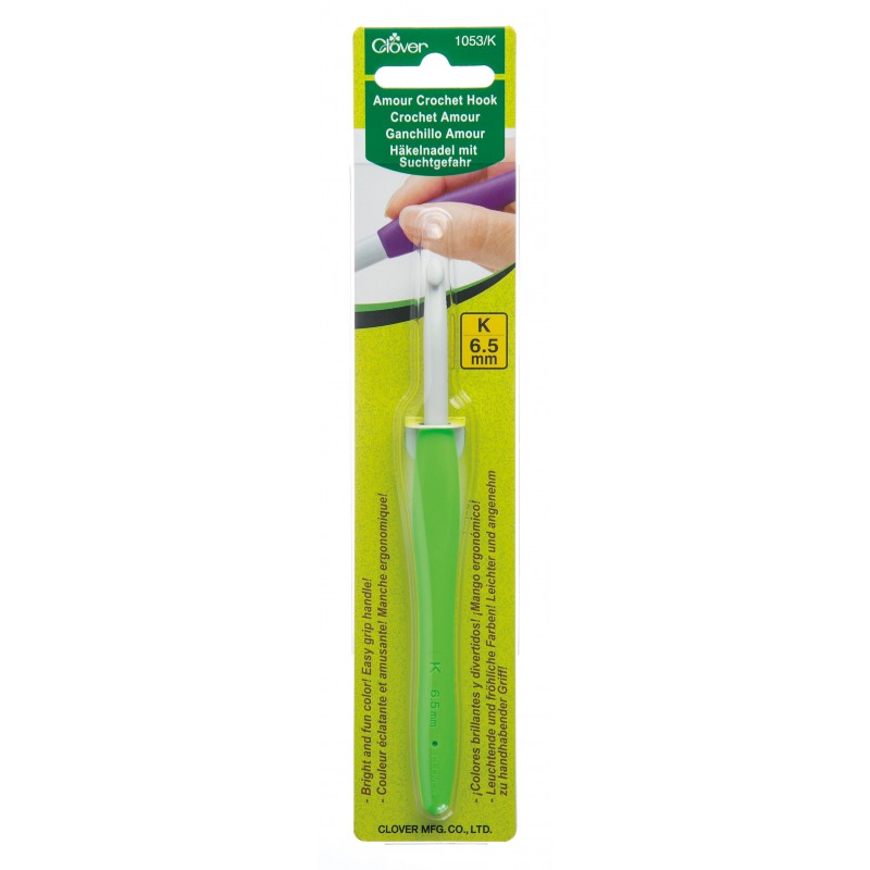 Aguja Crochet Amour Ergonómica Clover