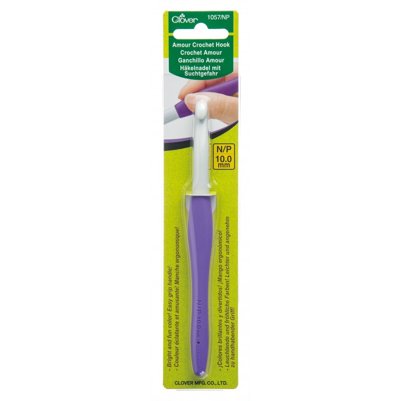 Aguja Crochet Amour Ergonómica Clover