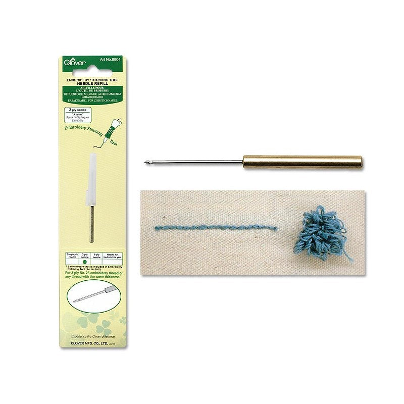Aguja para Repuesto (3 Pliegues) Clover