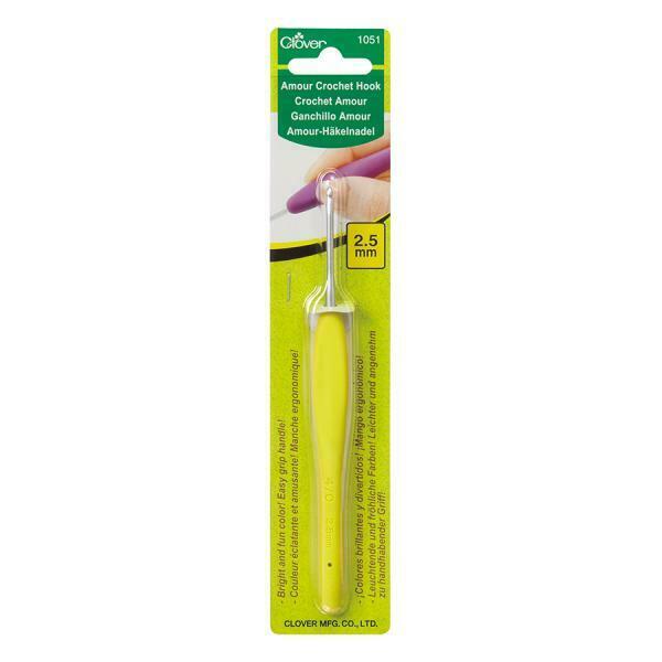 Aguja Crochet Amour Ergonómica Clover