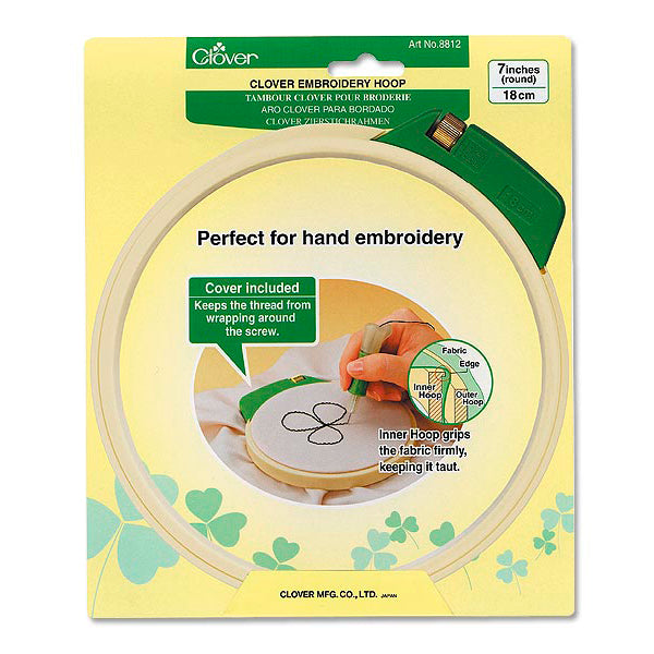 Tambor Bordado 18cm Clover