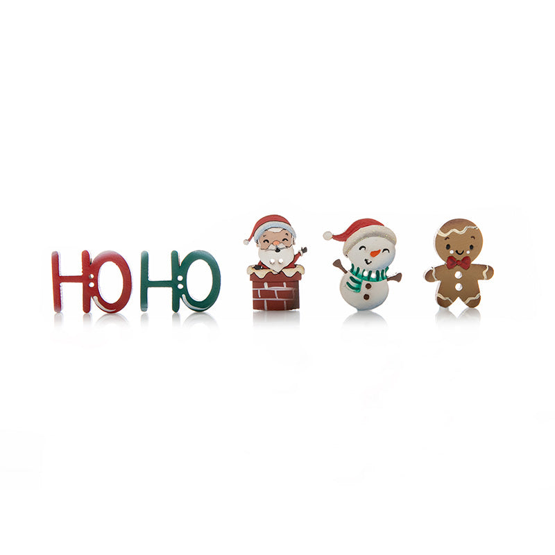 Botón Madera Hohoho!
