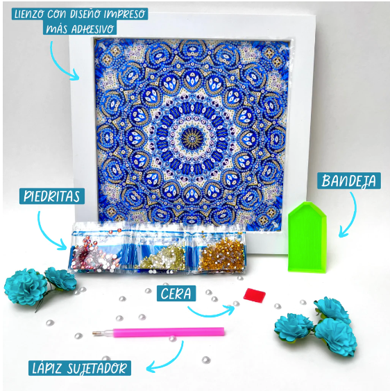 Kit de Piedritas Virgen de Los Santos