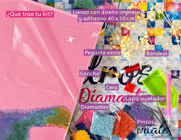 Kit de Diamantes Pavo Real