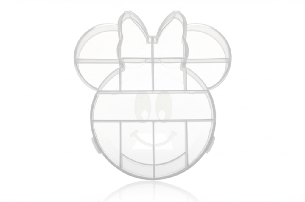 Organizador plástico Mini Mouse 16x17cm