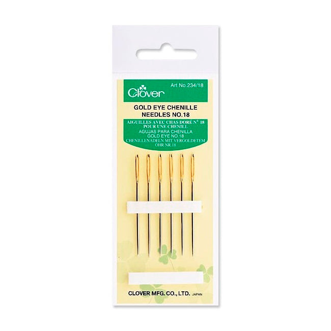 Aguja de ojo dorado Chenilla Clover