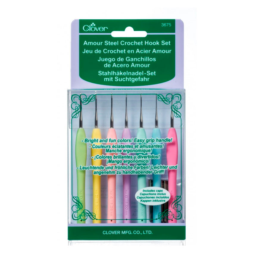 Set Agujas Crochet Clover Amour