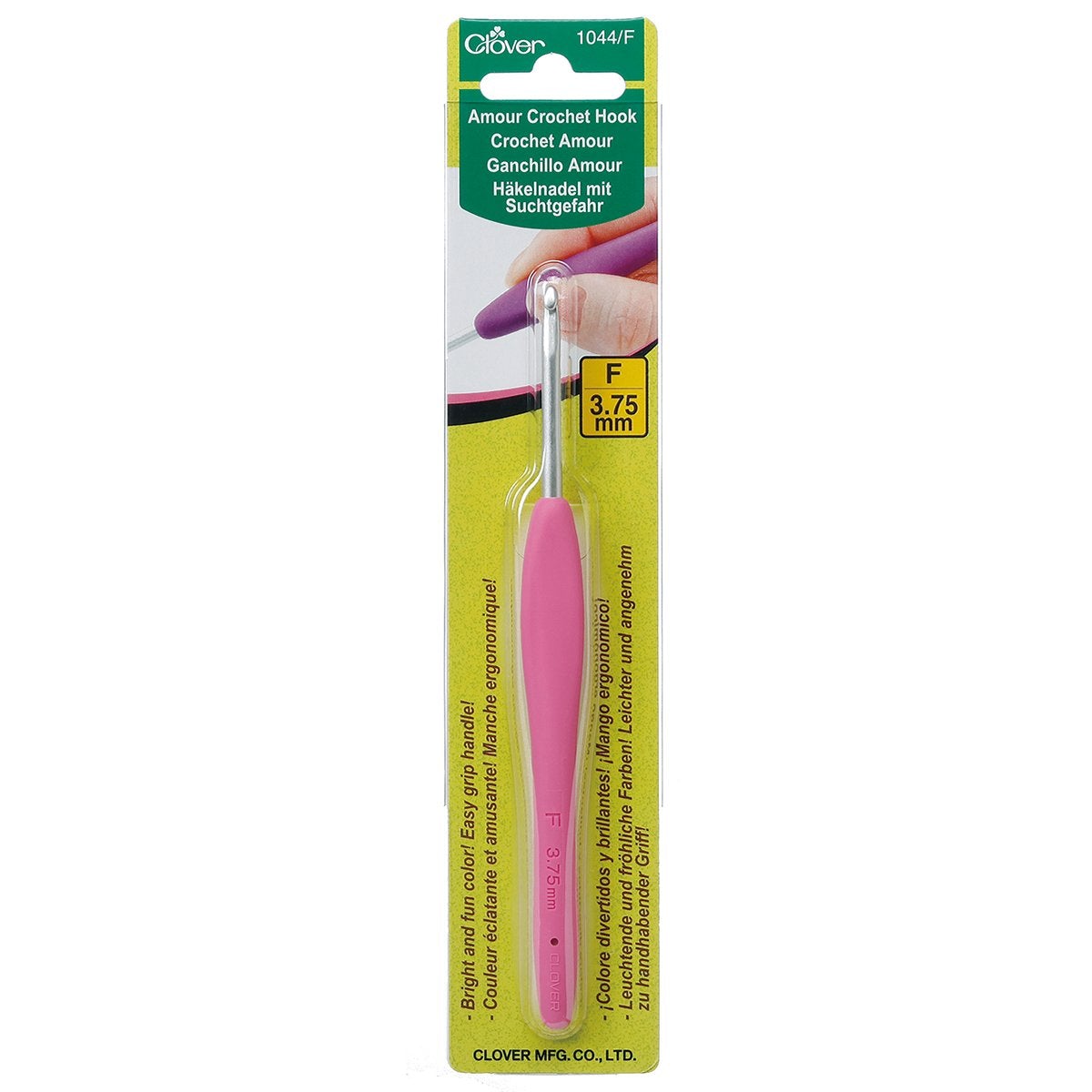 Aguja Crochet Amour Ergonómica Clover