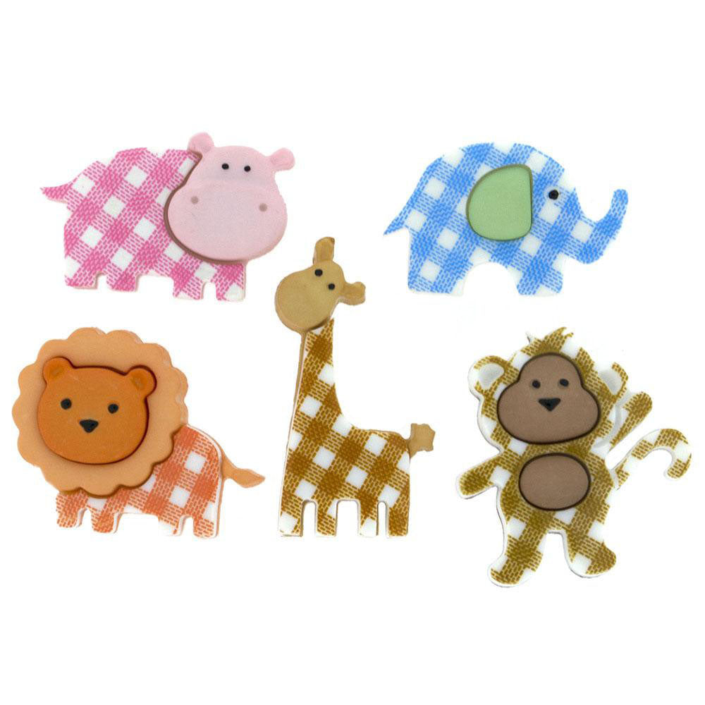 Botones Baby Safari