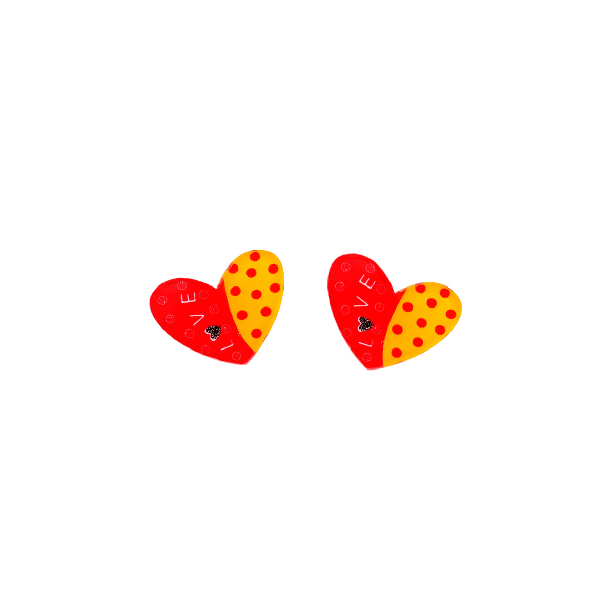 Aplique Corazón Acrílico