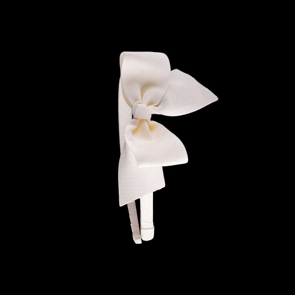 Diadema 2cm Moño Raso
